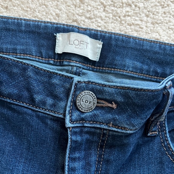 LOFT Women's Skinny Jeans - Dark Blue - Picture 2 of 3
